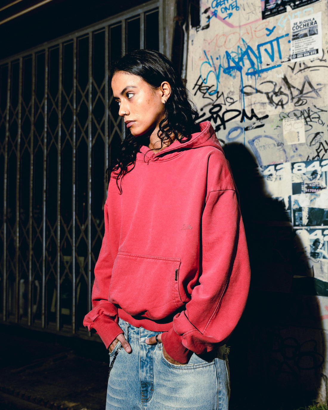 Essentials Red Hoodie